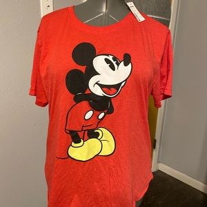 NWT Mickey Mouse Red t shirt size XXL